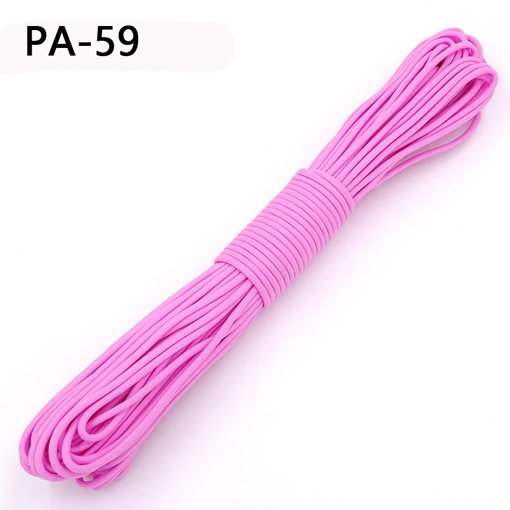 1 Pcs Valentine\'s Day Gifts 550 Paracord Parachute Cord Lanyard Mil Spec Type III 7 Strand Core 100 FT 9 Colors