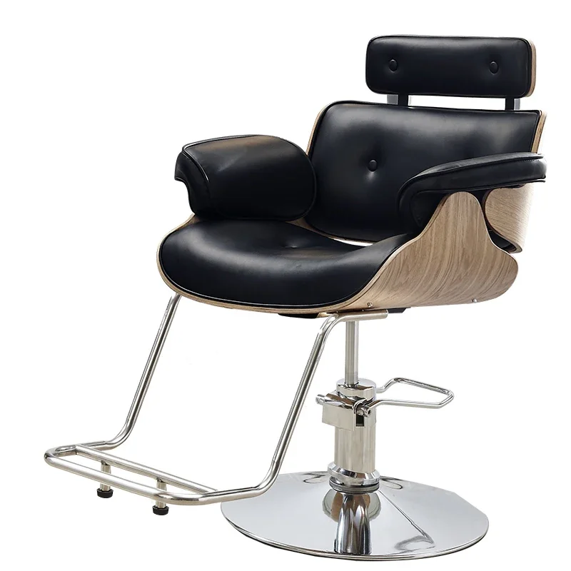 Luxe gepersonaliseerde kappersstoel Vintage klassieke esthetische lifter kapperszaak stoel schoonheidssalon Cadeira De Barbeiro meubilair