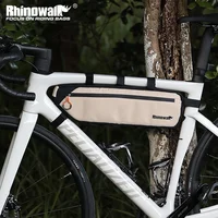 Rhinowalk-bolsa para cuadro de bicicleta, 2,1l/2,7l, impermeable, debajo del tubo, bolsa triangular, sistema de encuadernación inferior con cremallera SBS de doble cara