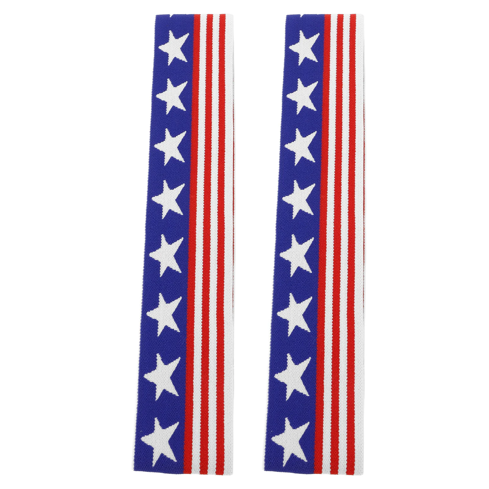 

2Pcs Sports Headband Elastic National Flag Design 4cm Wide Sweat Absorbent Workout Yoga Running Fitness Headbands Women