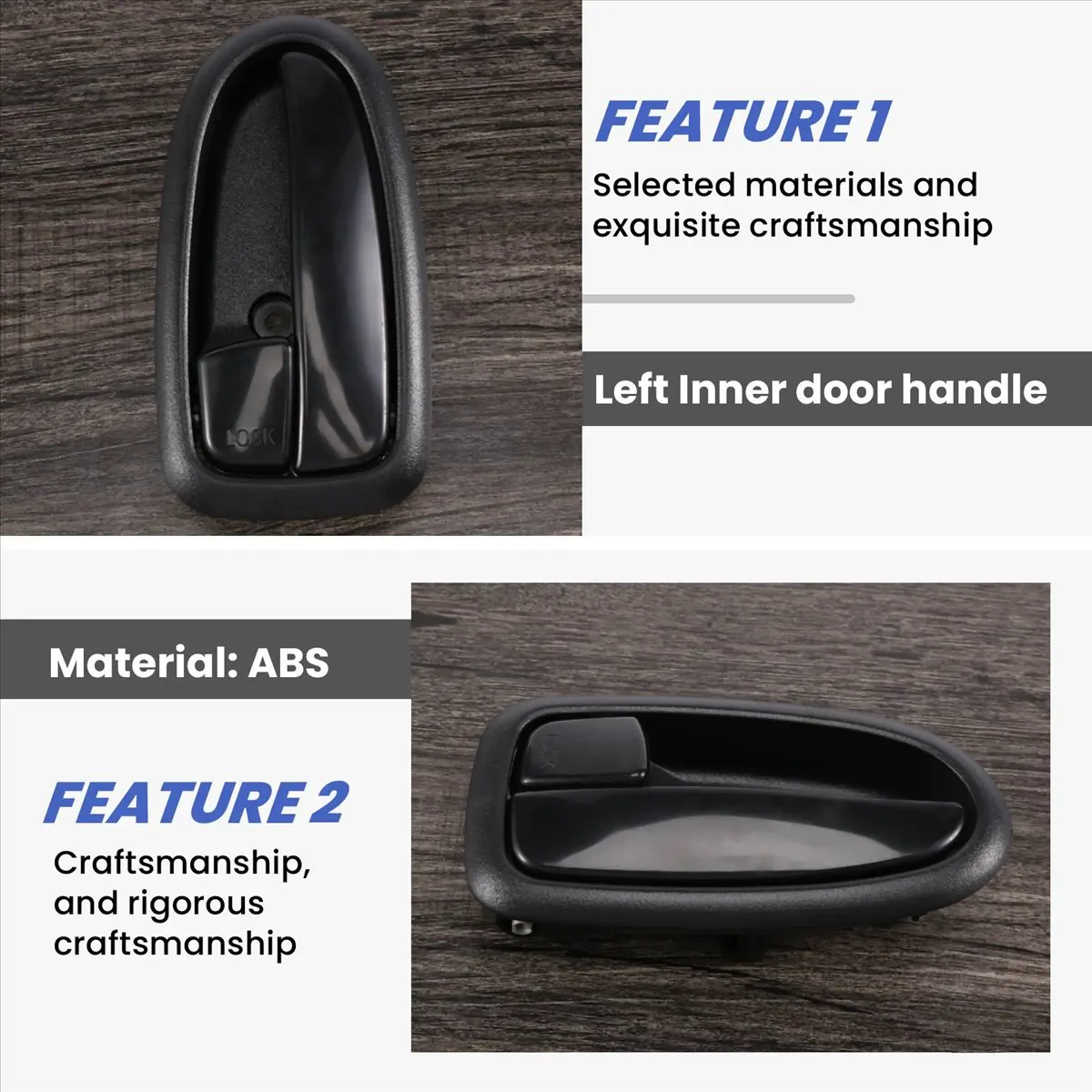#98Z (black)Car Black Door Handle for Hyundai Matrix Lavita 82610-17010 Left,Automotive Parts & Accessories