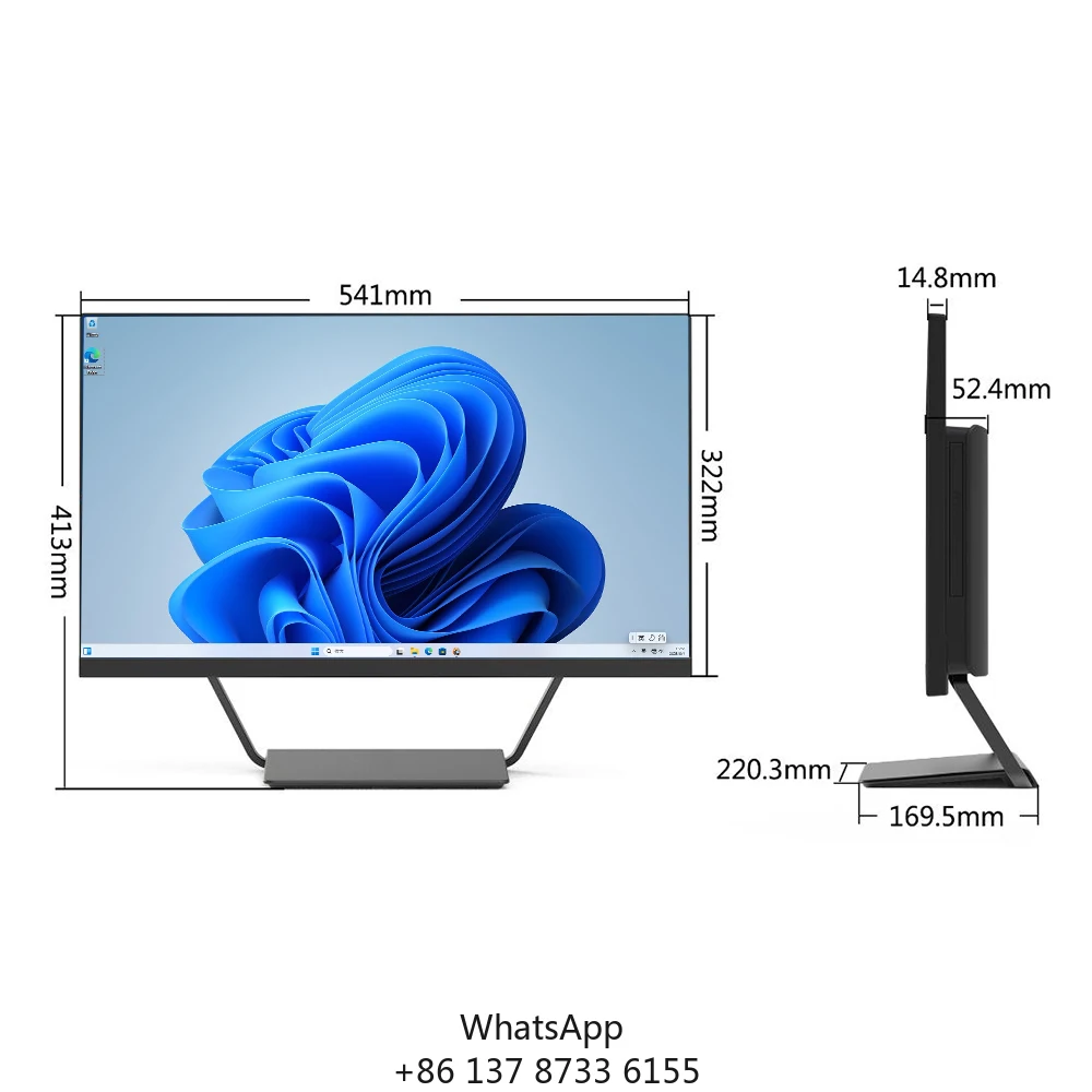 Education Computer Touch Screen Display Monoblock Gaming Desktop Computer 21.45 21.5 23.8 Inch Hot Sell High Quality All In G