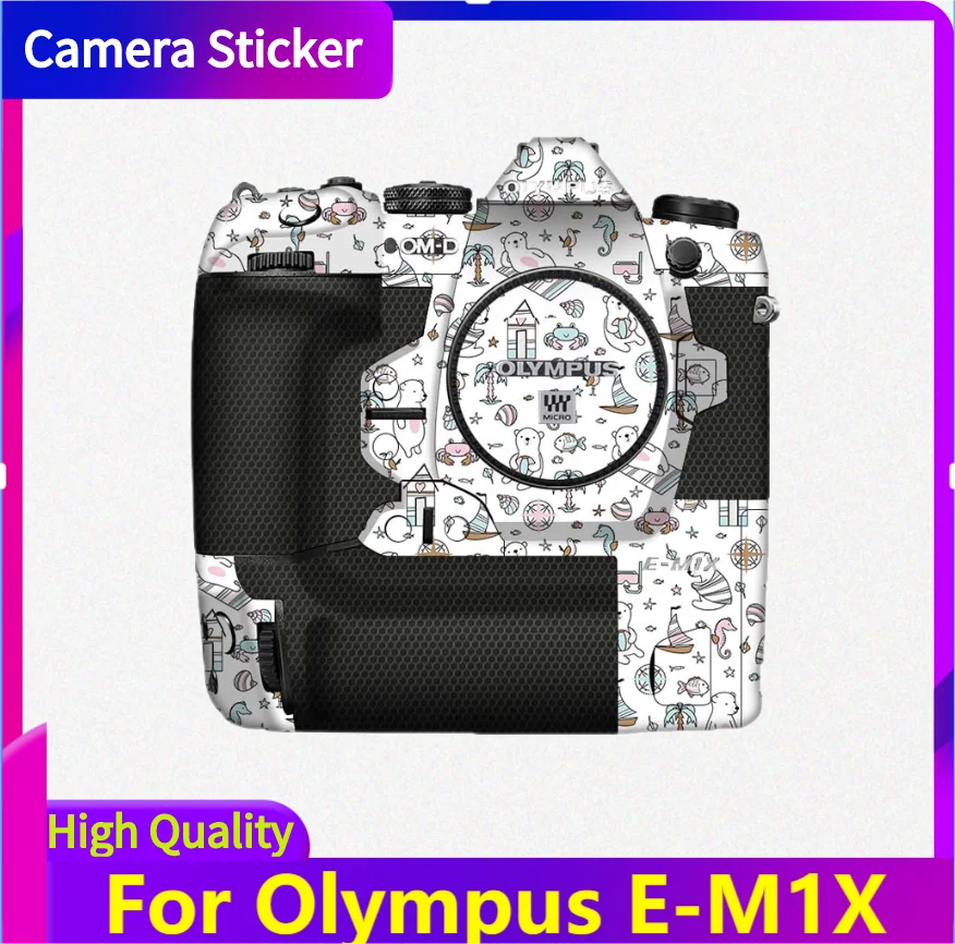 For Olympus E-M1X Camera Sticker Protective Skin Decal Vinyl Wrap Film Anti-Scratch Protector Coat EM1X