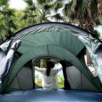 Waterproof Portable Outdoor Tent Travel for 5-8 People Fully Automatic Opening Hand Throwing Camping Pop-up Tent