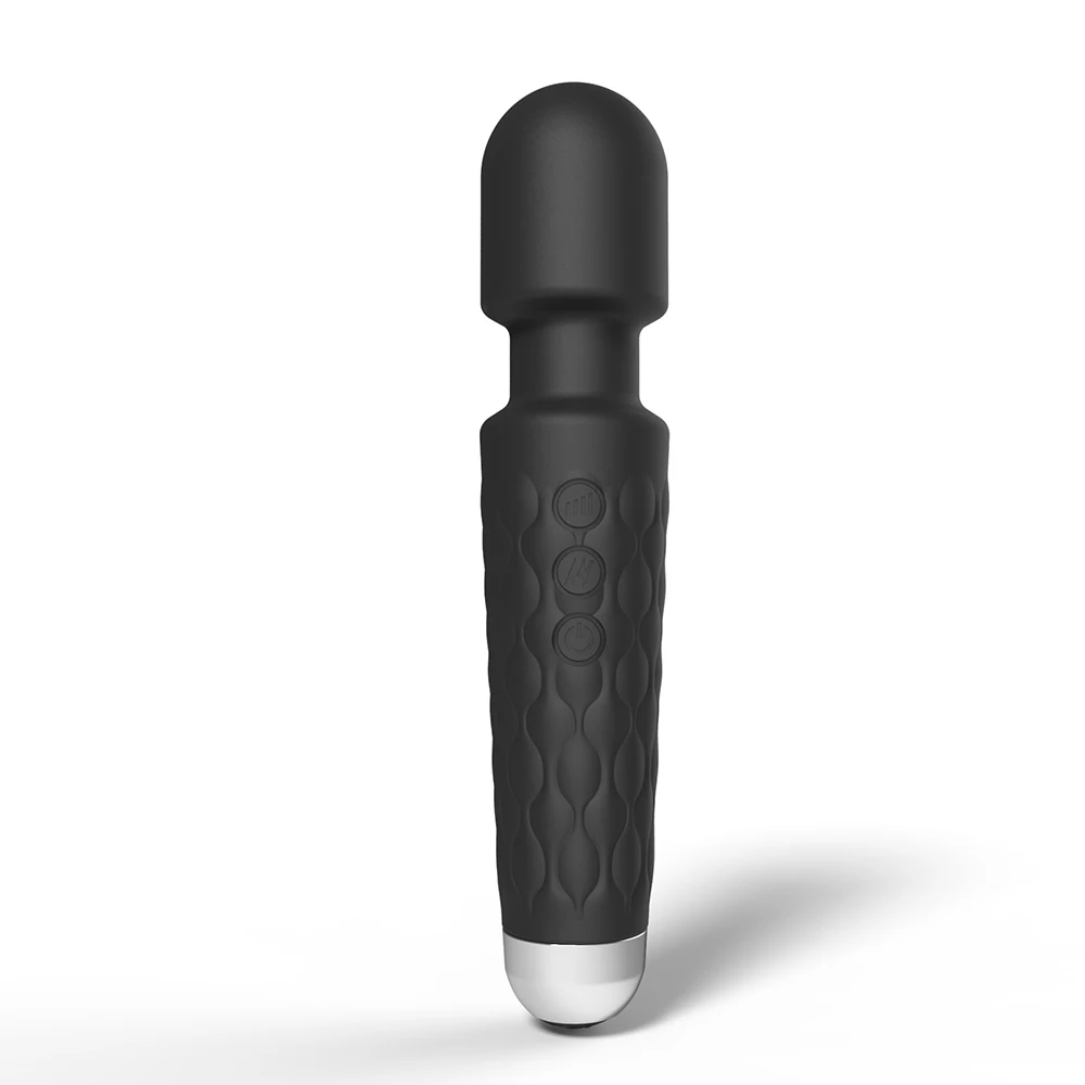 Powerful Wand Vibrator Usb Rechargeable Waterproof Massager_voghion.com