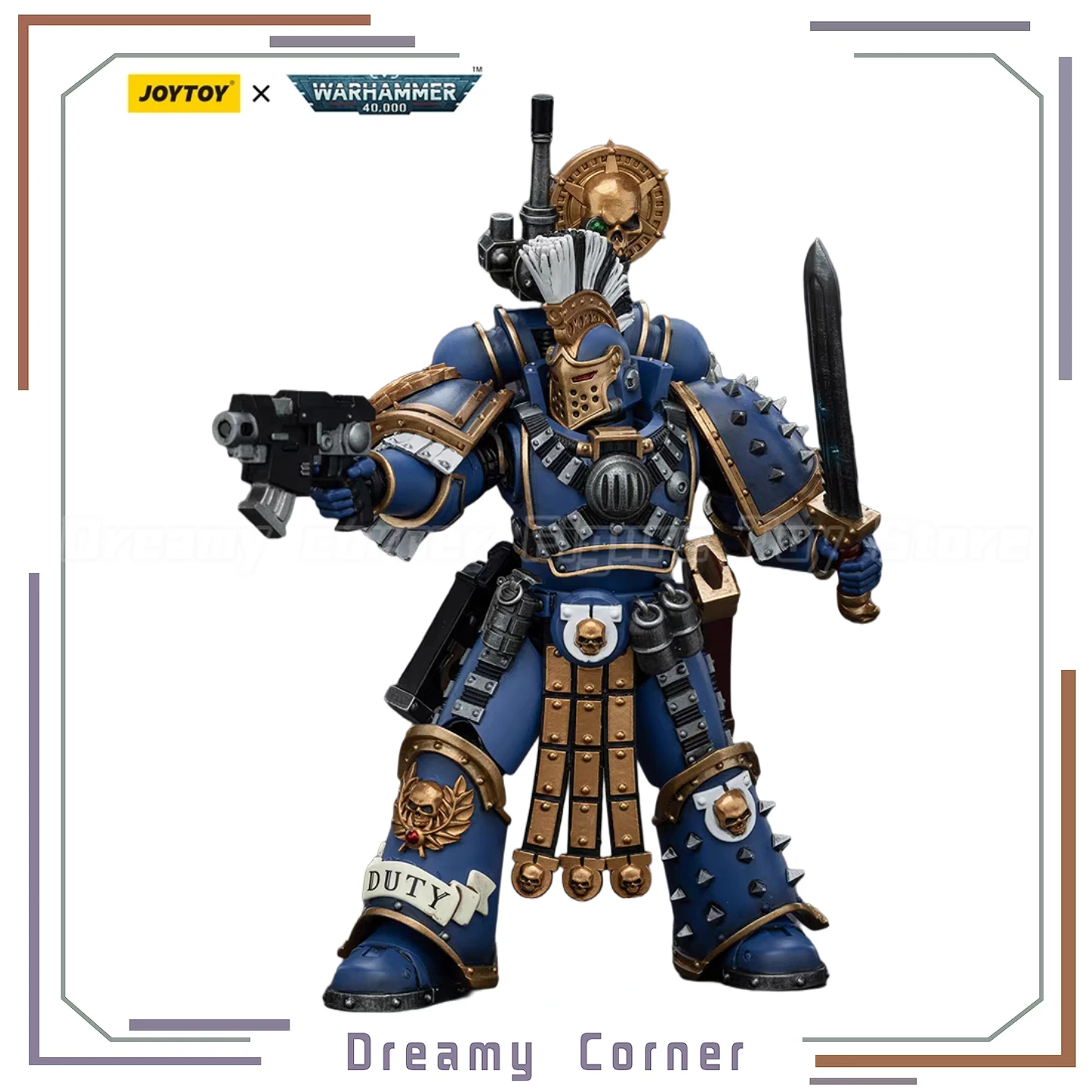 

【In Stock】JOYTOY Warhammer 40K Ultramarines Remus Ventanus 1/18 Action Figures Toys Model Ornaments Collection