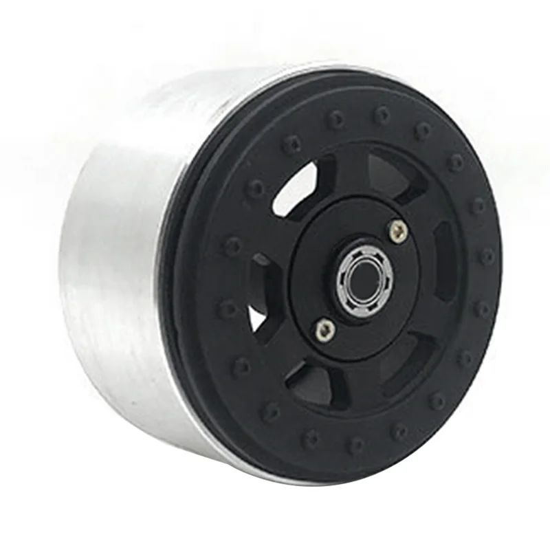 

4Pcs for TRX-4 TRX-6 Mercedes Benz 6X6 G63 G500 SCX10 Climbing Car 2.2 Inch Metal Lock Tire Wheel Rims,Black jasmine