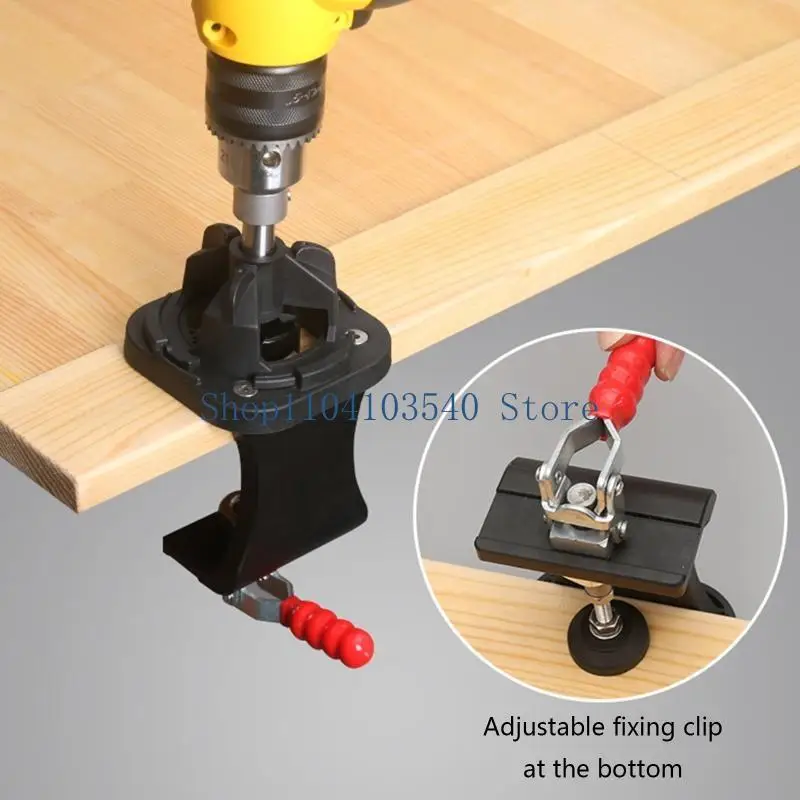 02DC 1Set Hinge Hole Locator Hinge Opening Locator Door Hinge Positioning Template Door Cabinet Hinge Drilling Installation