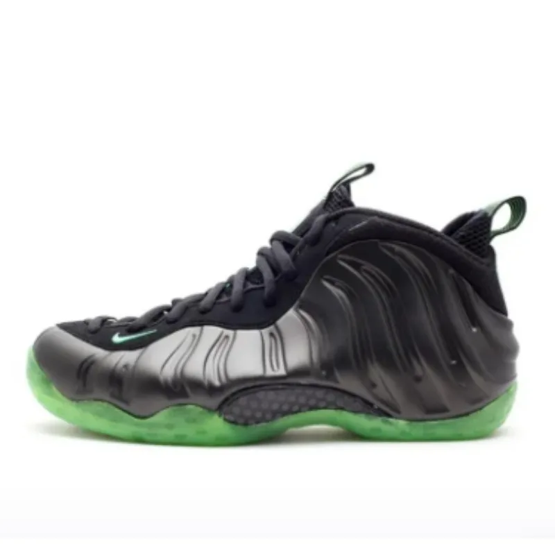 

Nike Foamcomposite One Green Goblin Emerald Small Toner Spray Comfortable Durable Mid-top Retro Basketball Shoes Men Black Green