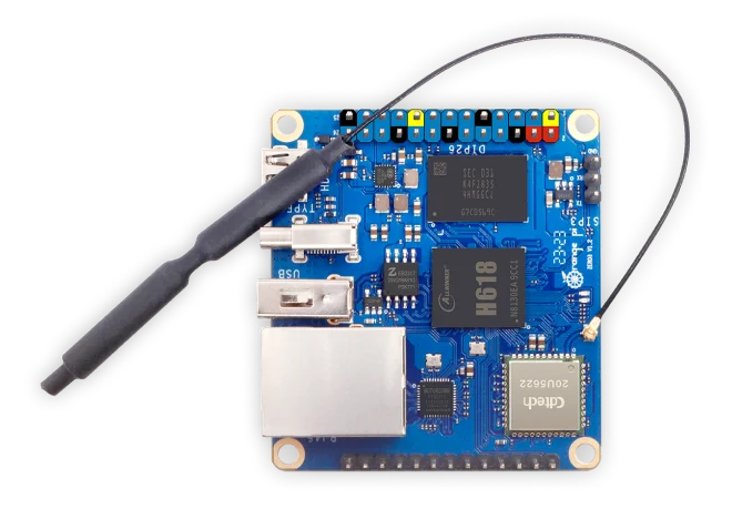 Orange Pi Zero 3 Allwinner H618 64-Bit WiFi 5 + BT5.0 LPDDR4 16MB SPI Flash Gigabit Ethernet Android 12 TV Ubuntu 22 OS