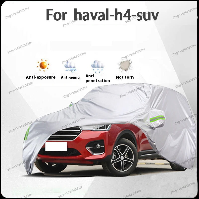 

For Haval H4 Fit Car Cover - Waterproof, Dustproof, Sunshade (UV), Snowproof | Silve Full Cover with All-Day Protection