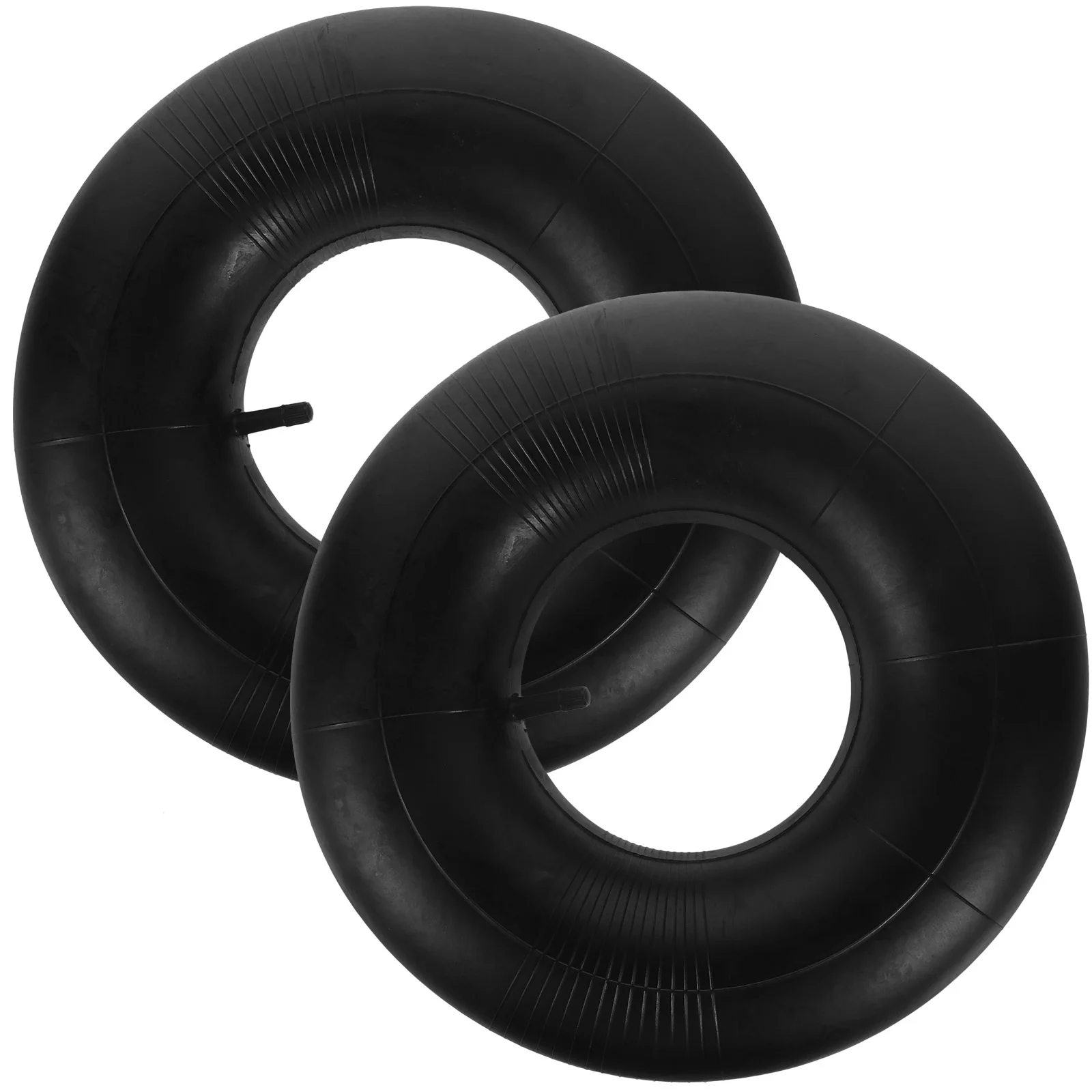 

2 Pcs Trolley Wheelbarrow Lawn Mower Inner Tube Rubber Pneumatic Tubes Hand Trucks