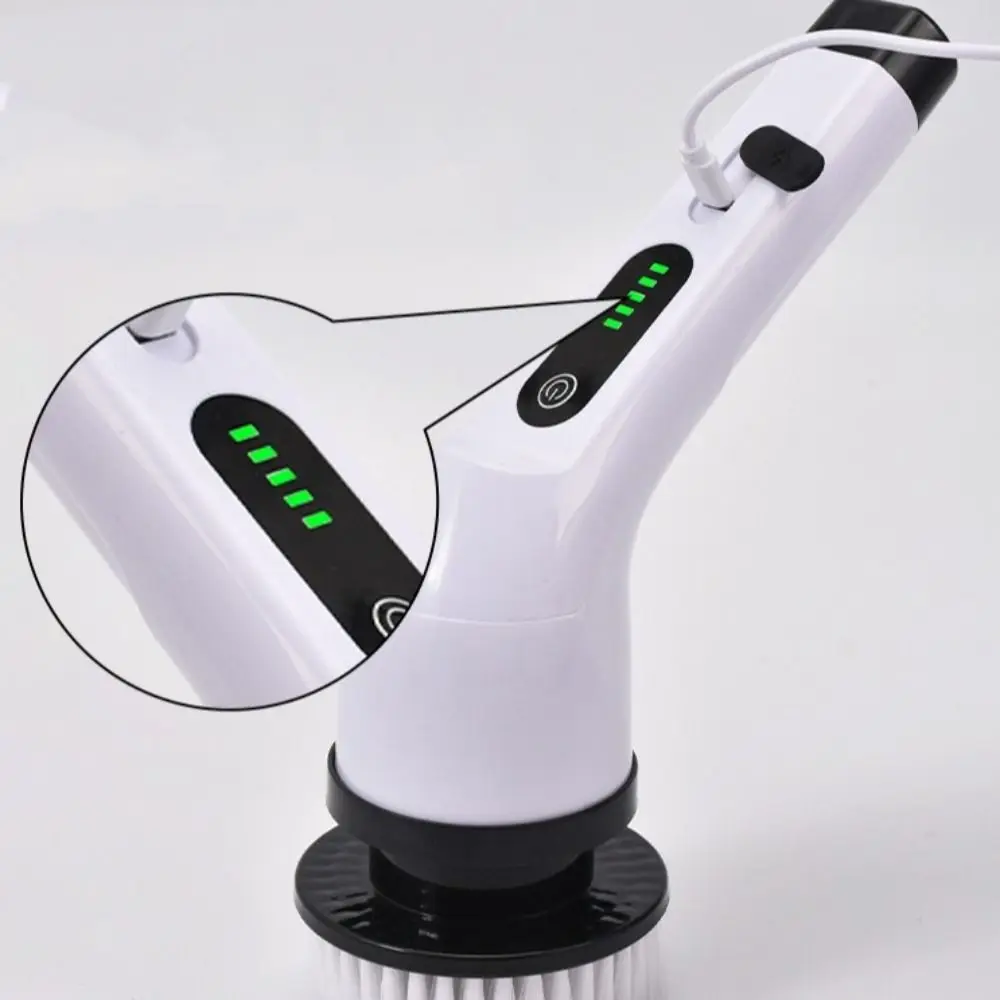 

9-in-1 Electric Cleaning Brush Wireless Long Handle Rotation Cleaning Machine Rechargeable with Brush Heads