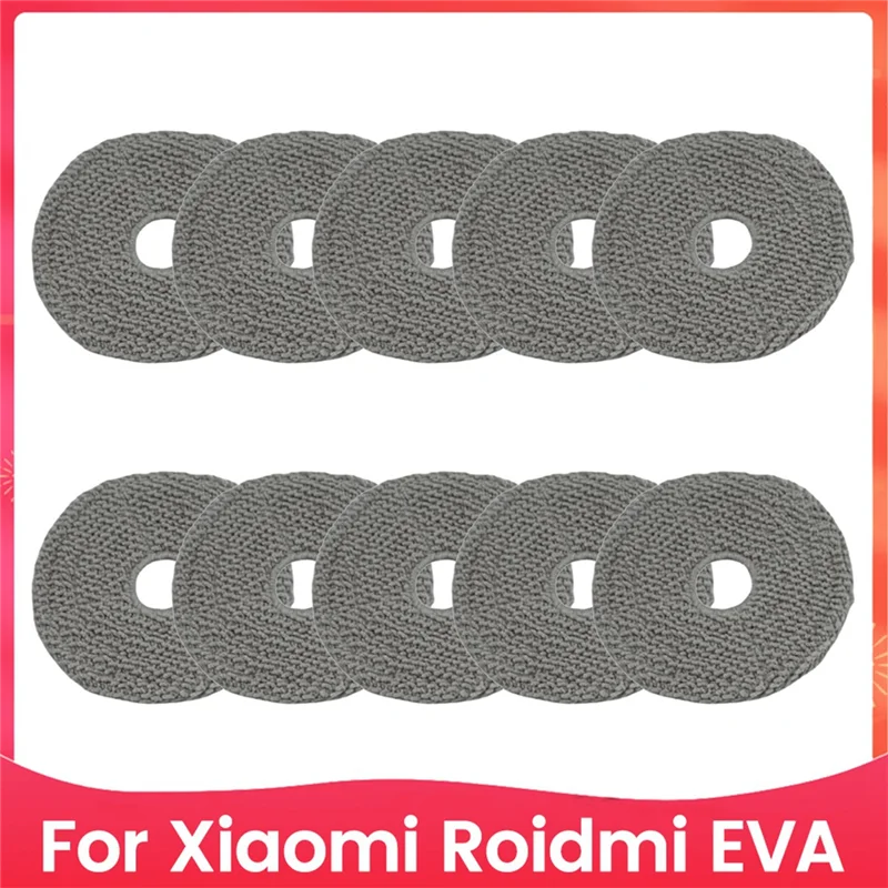 A75X أعلى 10 قطعة ممسحة القماش ل Xiaomi Roidmi EVA روبوت مكنسة كهربائية ممسحة القماش استبدال أجزاء