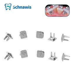 10Pcs Dental Orthodontic Bite Turbo Bite Opener Bondable Hinge Tongue Tamer Lingual Button Traction Hook Odontologia Accessories