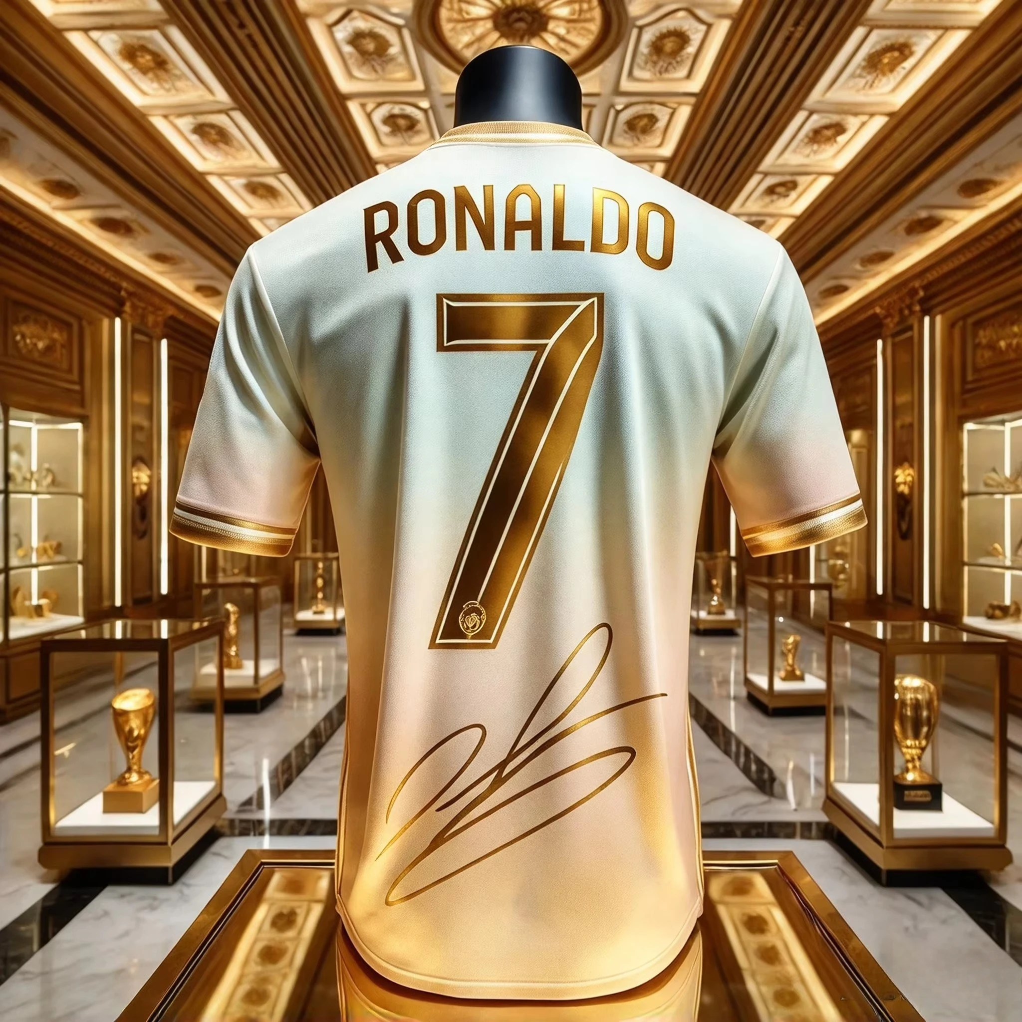 New 2026 Hot Selling Ronaldo Fashion Football Superstar Commemorative Collection Sports Jersey Daily Outdoor Breathable T-shirt