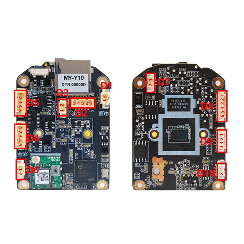 MY-Y10 MSC335 3MP Dual Band WiFi PTZ Cmos IPC Module For Indoor Home Surveillance Environments Or Smart Robotics Applications