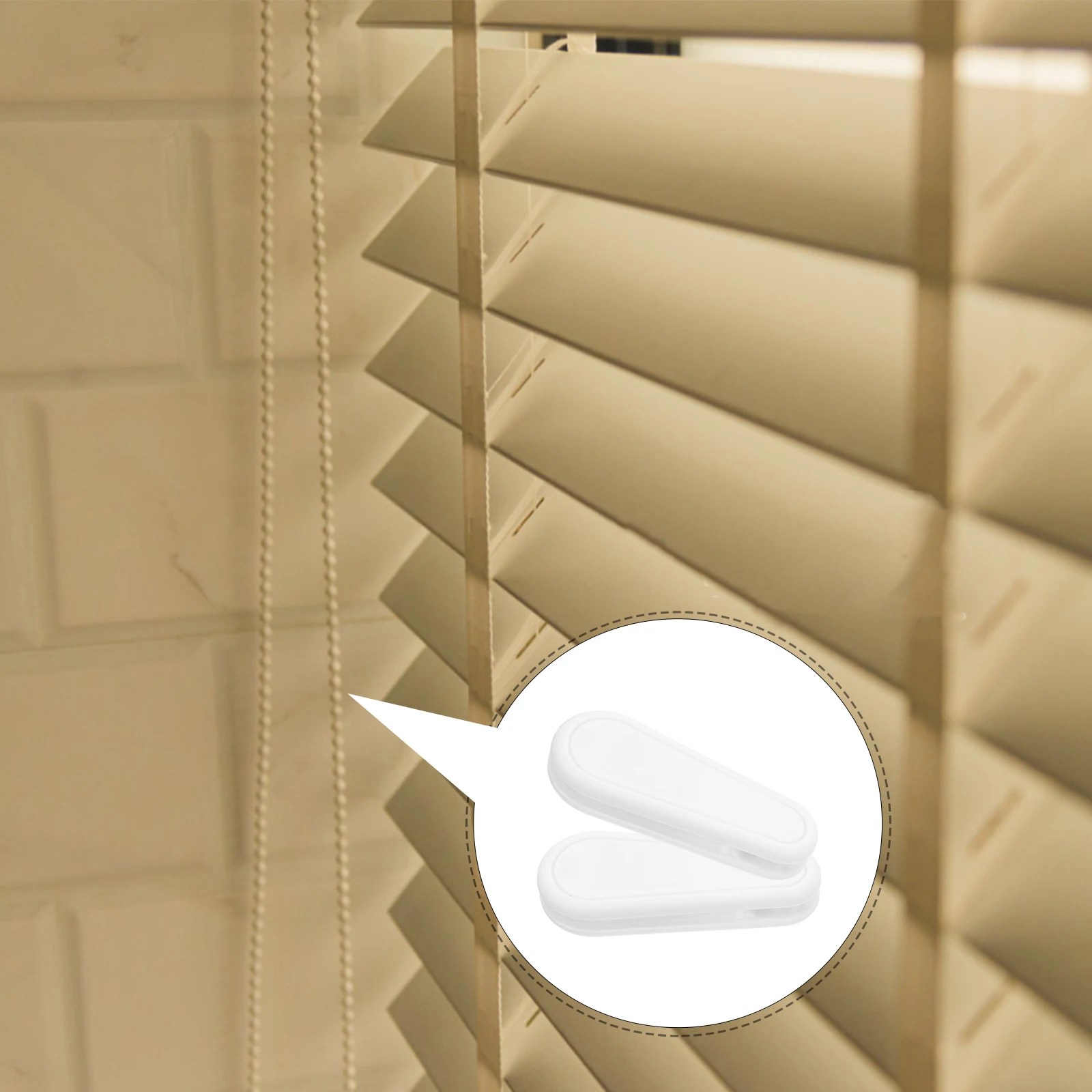 

2Pcs Blind Cord Pull Ends Plastic Curtain Pendant Repair Parts for Window Blinds Roller Blind Accessories Home Office Use