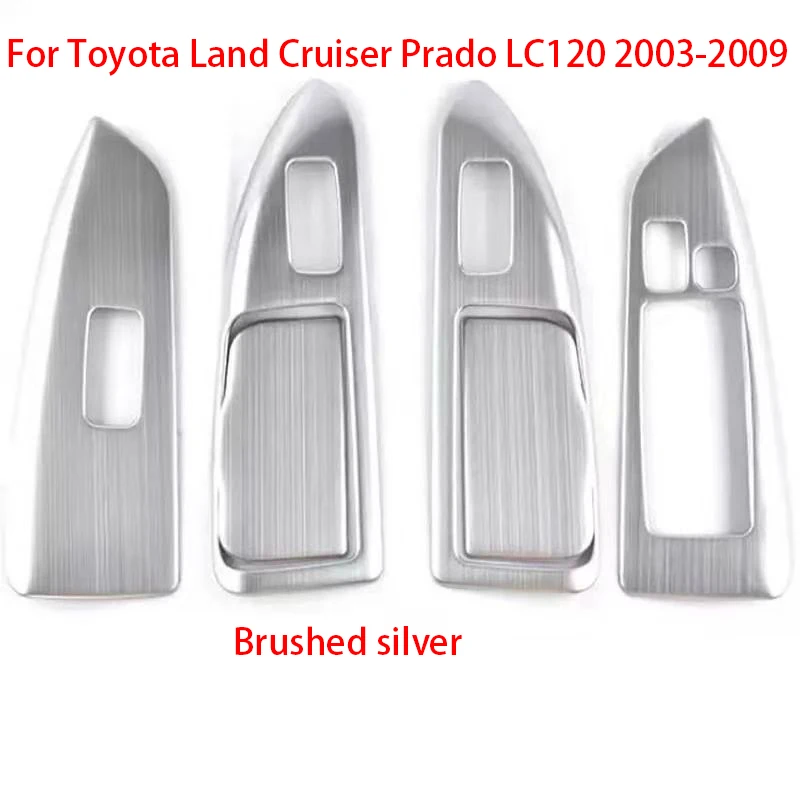 

For Toyota Land Cruiser Prado LC120 2003-2009 Door glass lift control switch decorative panel switch panel cover