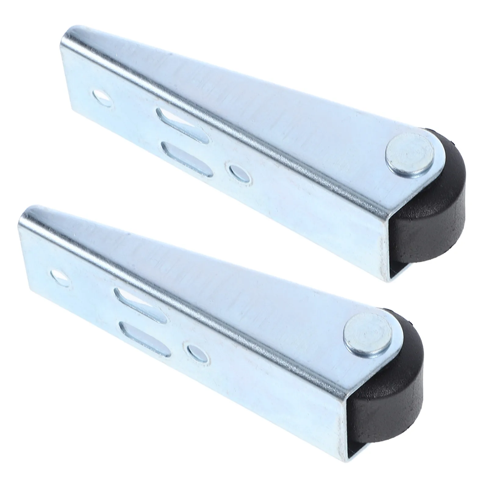2Pcs High Load Bearing Sliding Door Rollers Iron and PP Material Furniture Roller Wheels for Dining Tables Desks Wardrobes