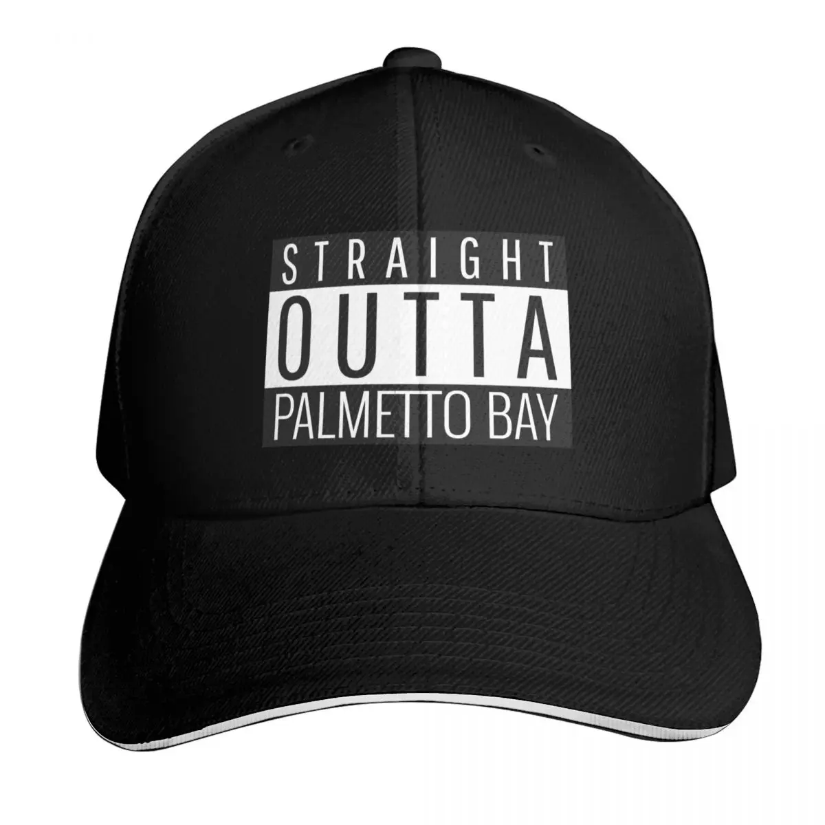 Straight Outta Palmetto Bay Florida Baseball Cap Low Profile Unstructured Unisex for Men Women Outdoor Golf Running Hiking