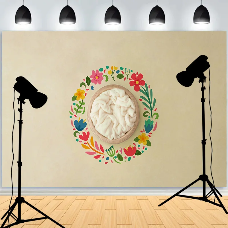 Neutral Hue Hundred-day Portrait Wrinkle Resistance ColorFast Photography Background Infant Skin Studio Backdrops PI-41