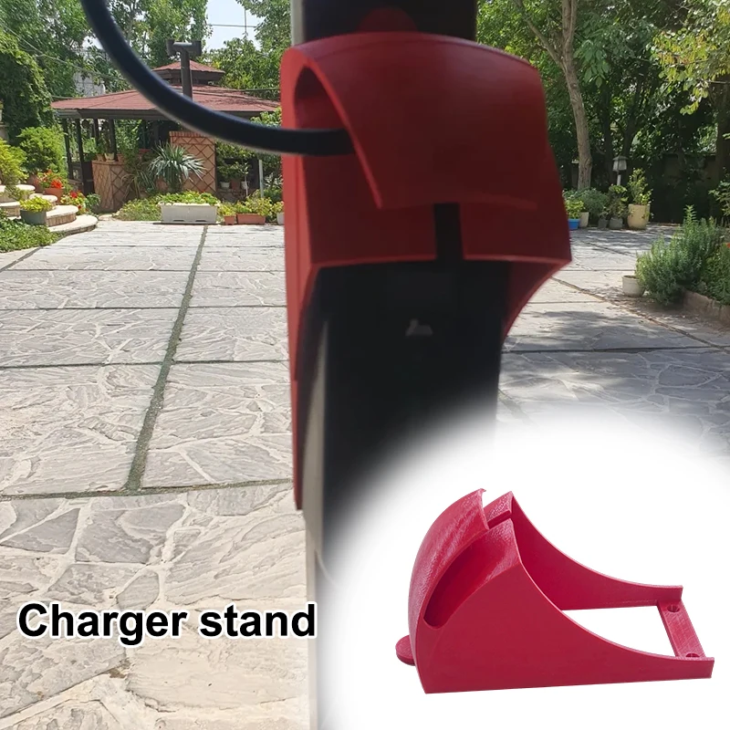 EV Charger Wall Mount Bracket Electric Vehicle Charging Cable Holder No Drill Storage Rack Household Organizer Garage Accessory