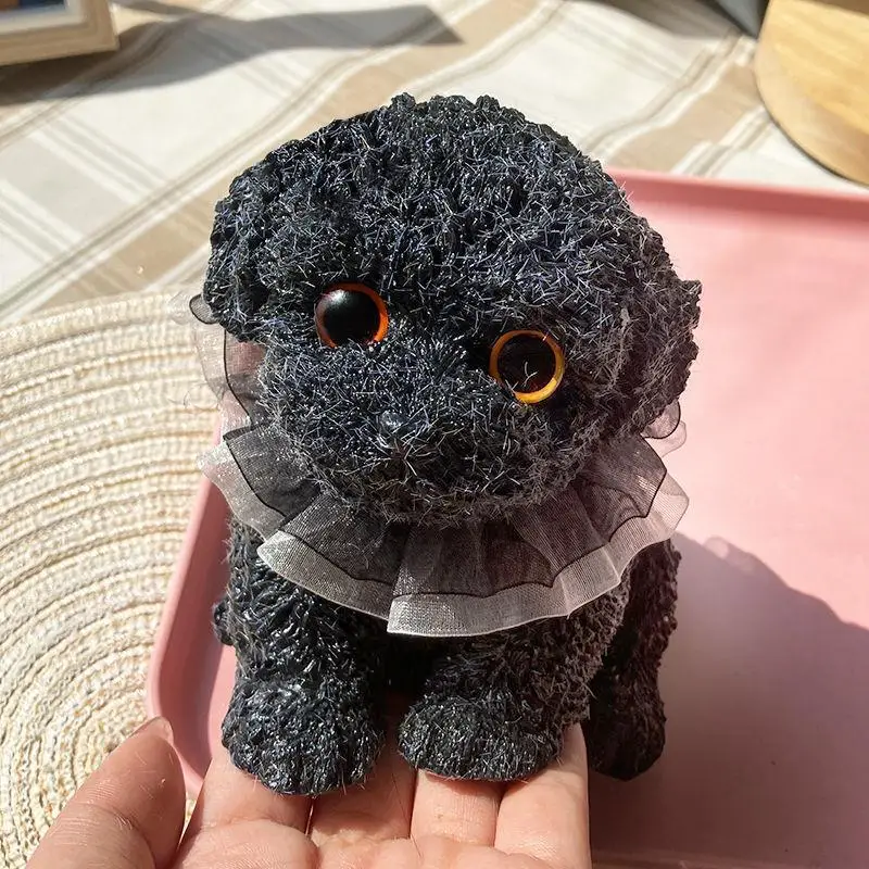 Zabawka antystresowa do ściskania, łagodząca lęk i stres, relaksująca, zabawka sensoryczna do ściskania, pluszowy piesek, zwierzątko z ciastoliny, urocza zabawka sensoryczna.