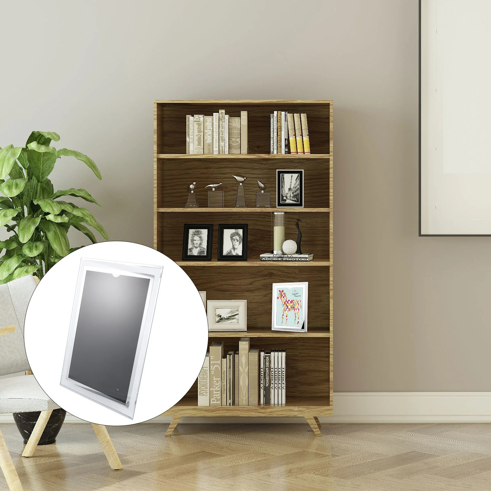 

1Pcs High Grade Crystal Picture Frame Odourless Safe for Photos Certificates Certificate Frame Picture Holder Photo Holder