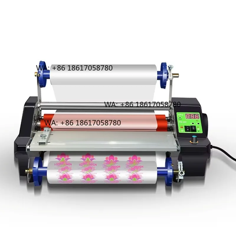 Wholesale Price Semi-Automatic Film Coating Machine A3 Roll Glossy and Matte Four Rollers Hot Cold UV DTF Film Laminator