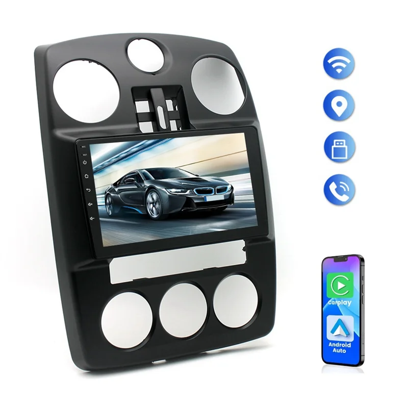 Classy-Android 15 9 Inch Touchscreen Car Stereo For Chrysler PT Cruiser 2005-2010, Radio With Wireless Carplay And Android Auto