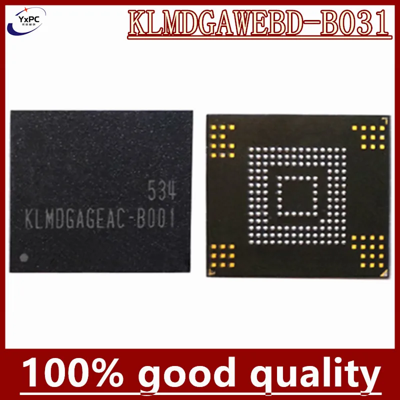 KLMDGAWEBD-B031 KLMDGAWEBD B031 128GB BGA153 EMMC5.0 128G Flash Memory IC Chipset with balls