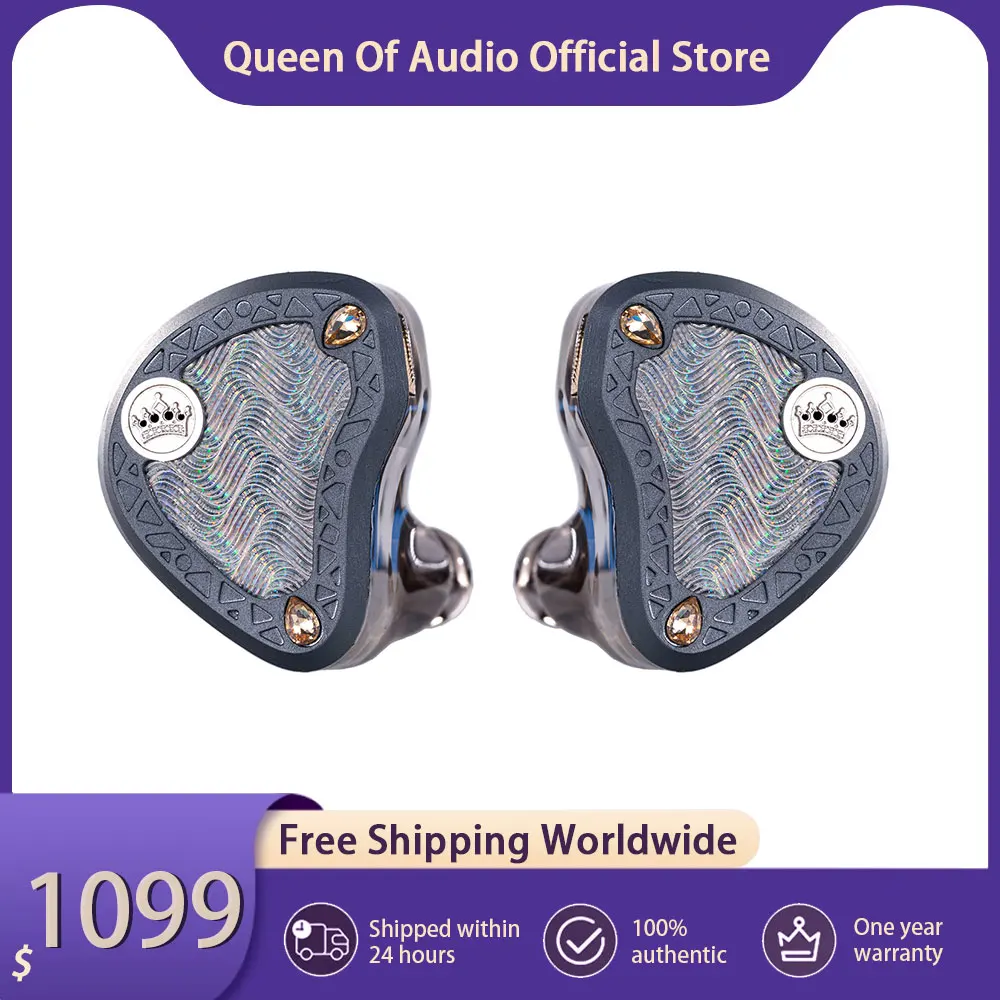 New Kinera FRIGG 2DD+4EST Hybrid Monitor In Ear Earphone IEMs With Tuning Switch Hifi Music Headphone 4.4mm Plug Wired Earbuds