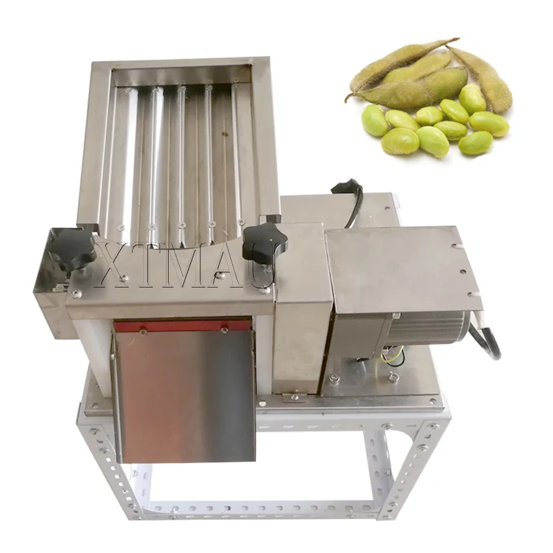 

30 Вт экономия мощности, автоматическая машина для очистки гороха, здоровая прочная машина для шелушения гороха для фасоли, соевого горошка, машина для очистки зеленого горошка