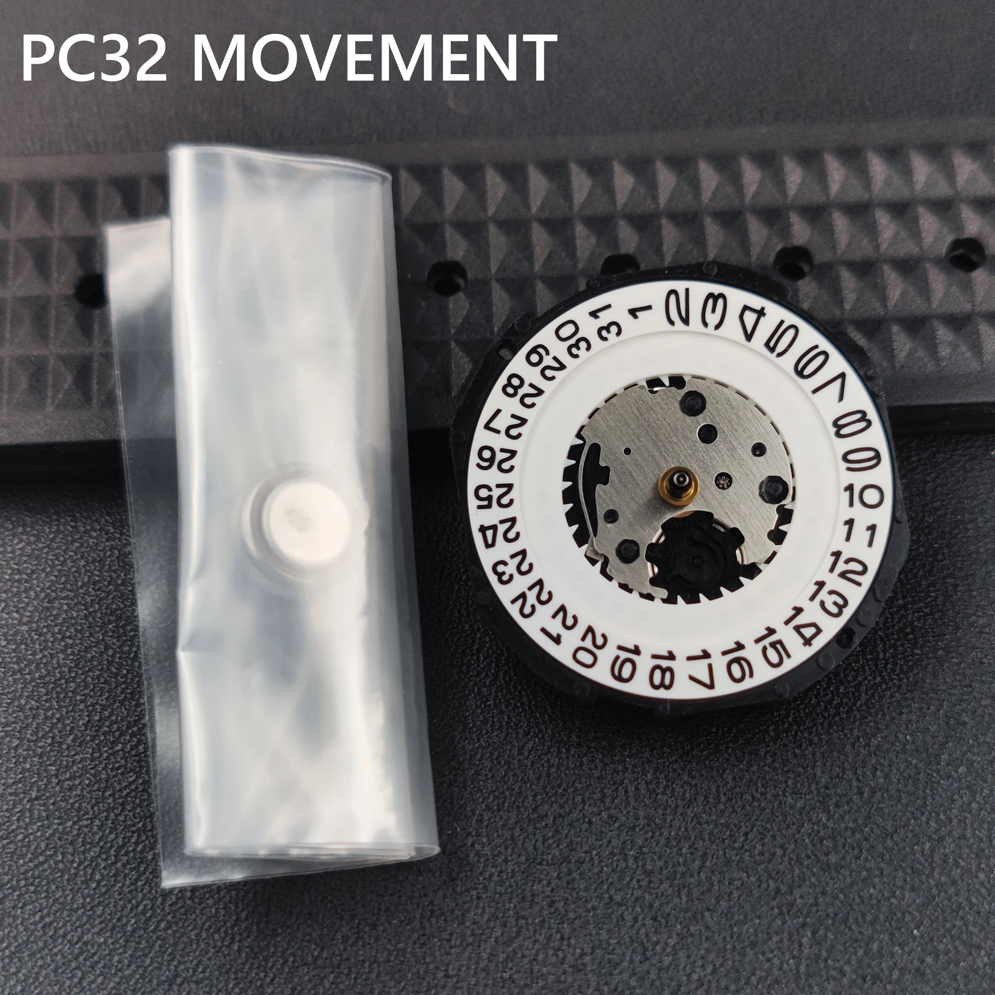 Japan Genuine PC32 Quartz Movement Standard 3 Hands Analog Mechanism PC32A with Battery Mod Watch Replace Parts