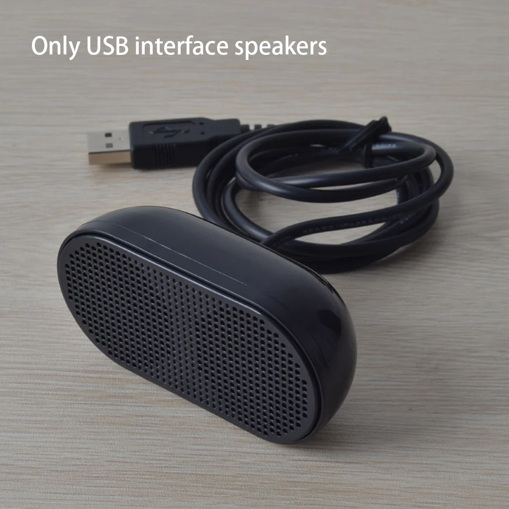 Universal Portable Mini Speaker Laptop Wired Speaker Computer USB Soundbox Music Playing Device Home Office Computers Accessory