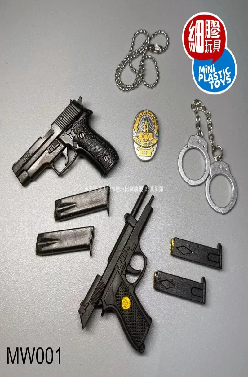 1/6 Soldier Black Double Shoulder Gun Bag Set Accessories High Quality Model Toy Fit 12'' Action Figure In Stock