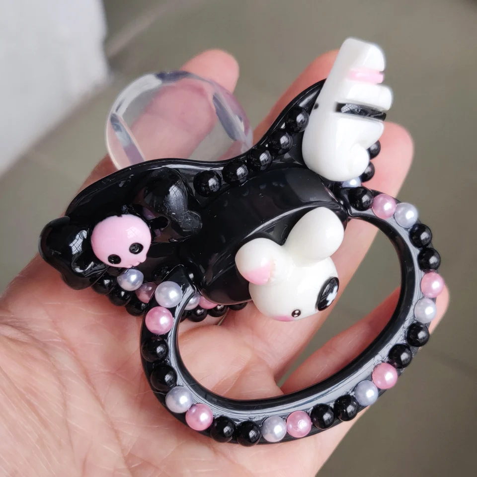 2024 New Style DDLG Adult Pacifier Lovely Big Size Silicone Adult Pacifier Adult Paci  Bunny Naughty Baby  For abdl For Girl