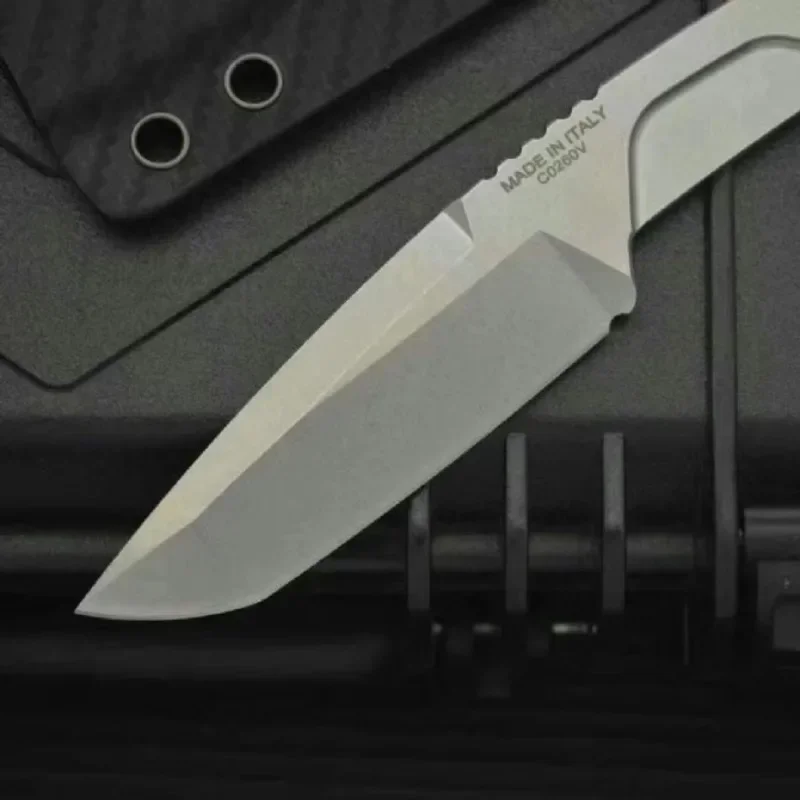 Novo faca de lâmina fixa de sobrevivência raot n690 lâmina de aço e alça, faca tática edc ao ar livre faca de resgate defensiva com bainha