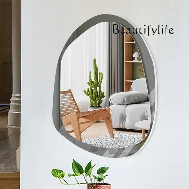 JB ماكياج مرآة حمام متموجة غرفة المعيشة إنفينيتي الحديثة الغرور مرآة جمالية غير النظامية الجمالية Espelhos Decoracao Quarto