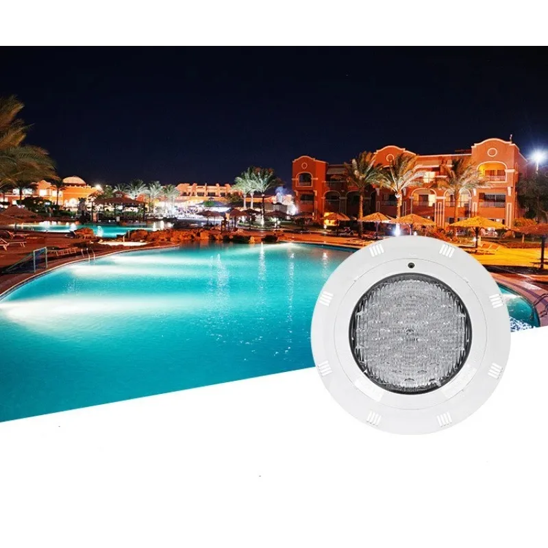 12W RGB LED Swimming Pool Light Plastic Wall Mounted RF Remote DC12V IP68 Garden Underwater Landscape Pond Spa Bulb Tub Lamp
