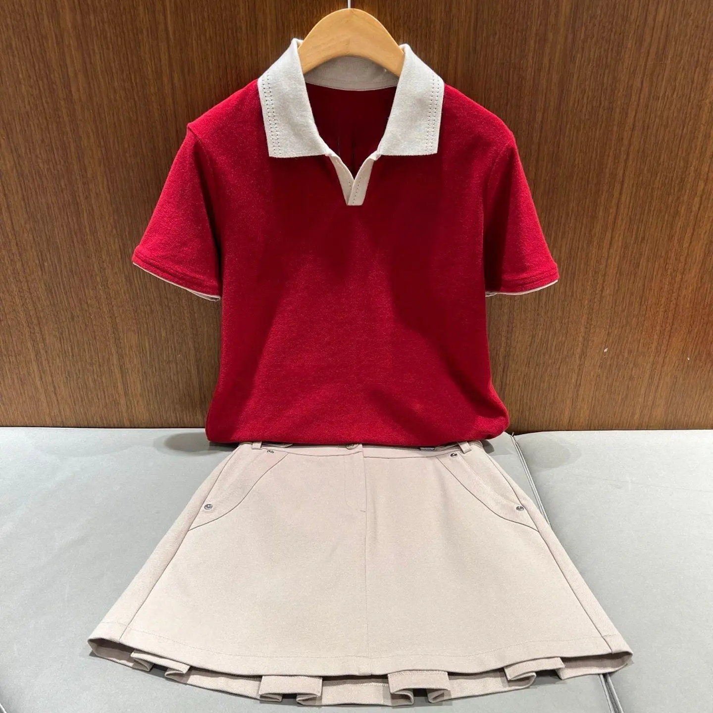 2026 Summer Ladies Golf Polo Top Lapel Short Sleeve Skin-friendly Comfort Casual Athletic Shirts