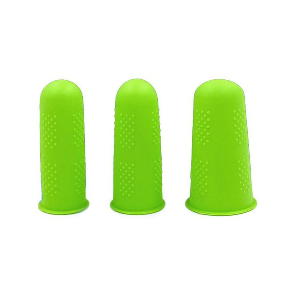 Anti-Burn Antiscivolo Facile da pulire Protezione per le dita Copertura protettiva Silicone antitaglio per colla Cera per cucire artigianale
