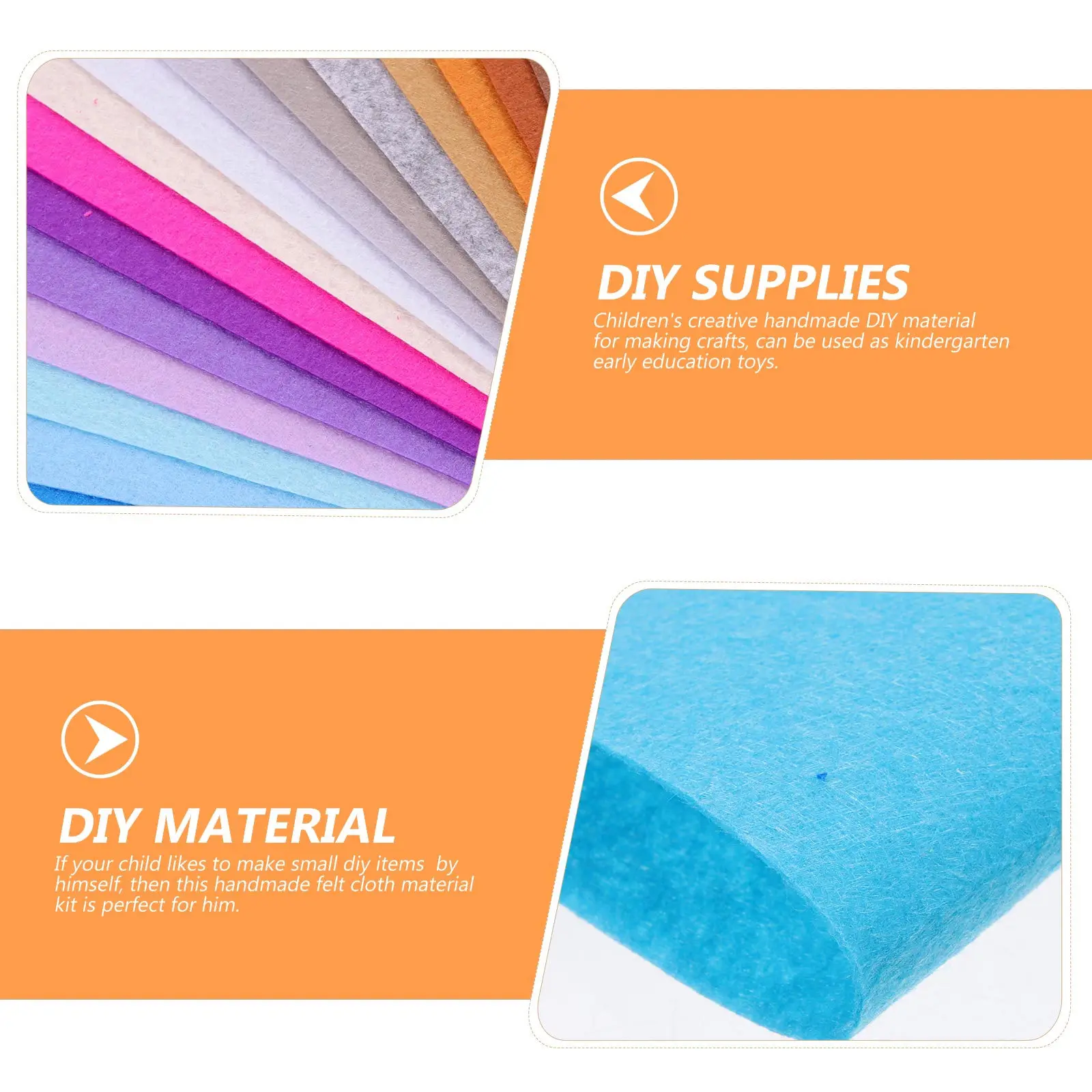 40 шт. листов фетра для творчества