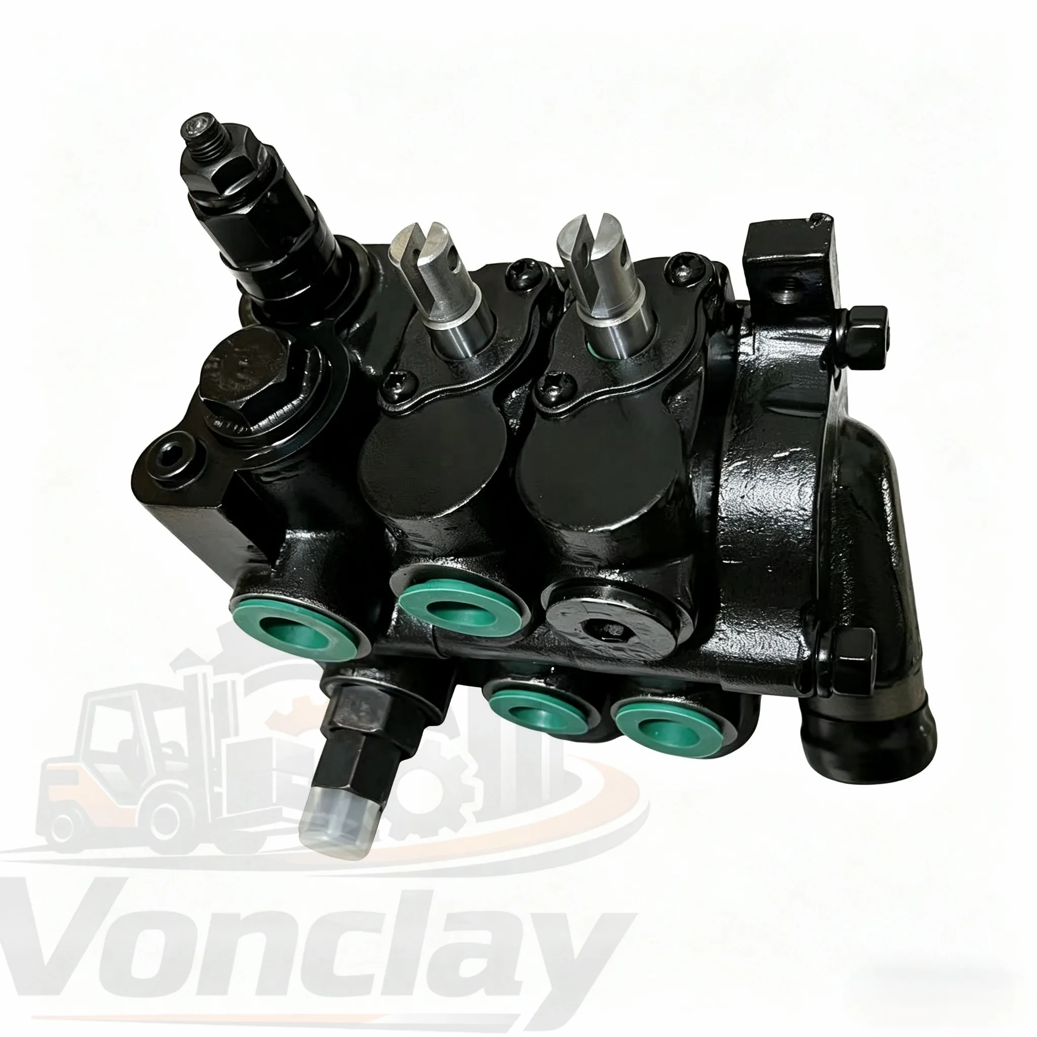 Genuine Linde Forklift Hydraulic 2-Way Control Valve OEM 0009440637 0009443700 for Mast Tilt & Lift Cylinders