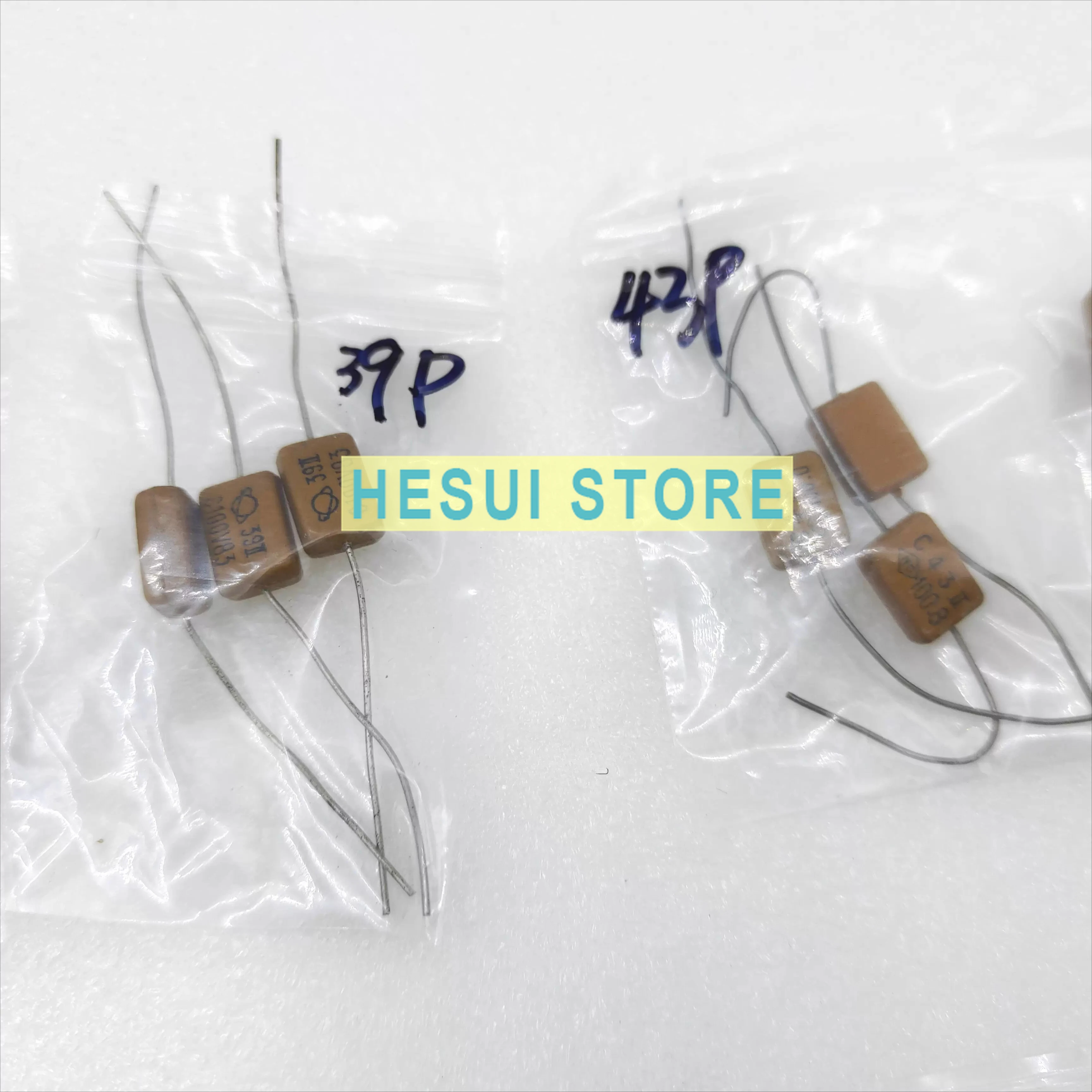 

Old mica capacitor high frequency tuning mixed capacitor bag radio fever bile capacitor 100V withstand voltage DIY