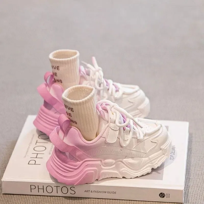 

Girls Gradient Sports Shoes - Lightweight Running Sneakers for Kids