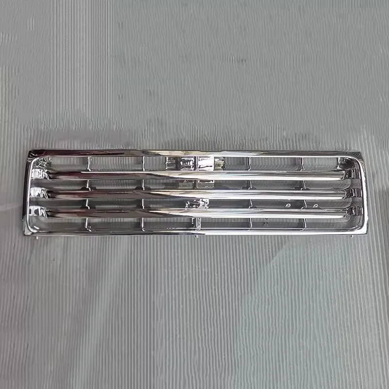Chrome Front Grille Black Radiator Grill for Mitsubishi Pajero Leopaard V31 V33 Modified New Style Car Bumper Net