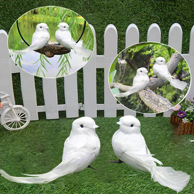 1PCS Artificial Birds Fake Foam Animal Simulation Birds Models DIY Wedding Home Garden Ornament Decoration