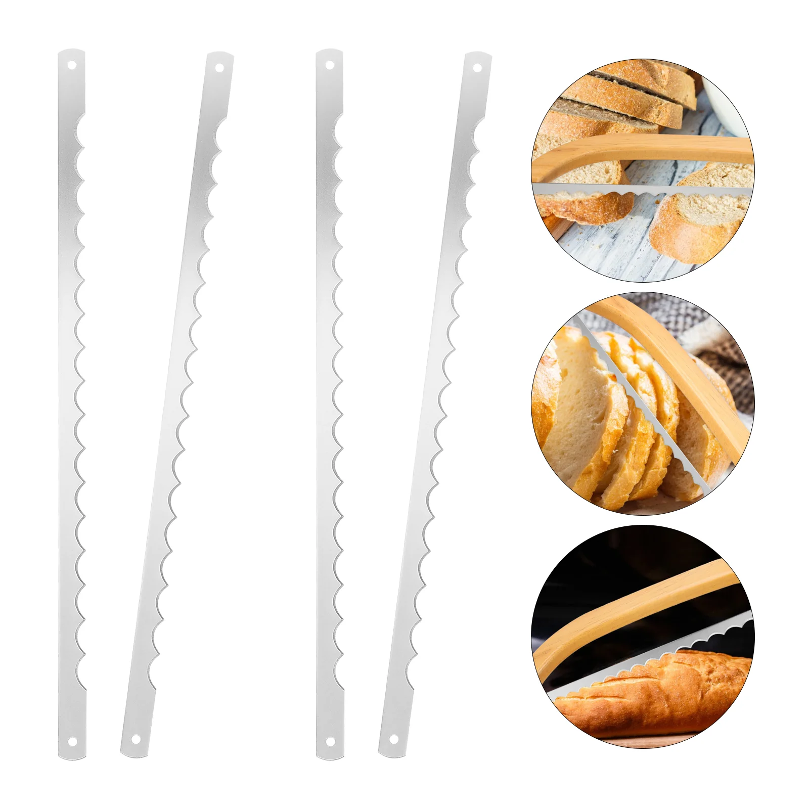 Bread Machine Slicer Knife Replacement Serrated Blade Breadmaker Blades Stainless Steel The Razor Machines